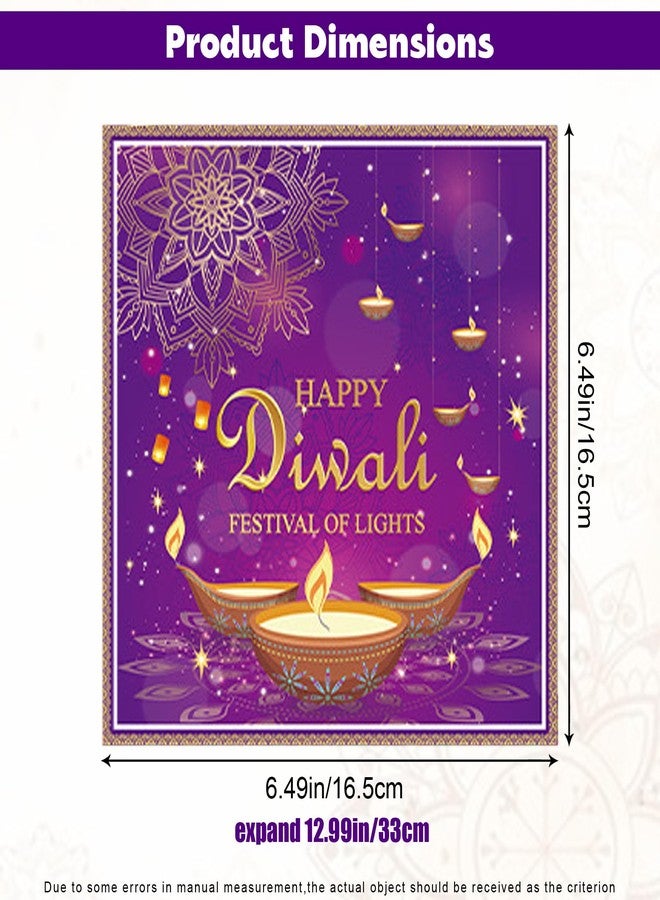 Ysqool 20Pcs Diwali Napkins Happy Diwali Paper Napkins Disposable Festival of Lights Dinner Cocktail Napkins for India Diwali Party Supplies Deepawali Party Decorations - Image 2